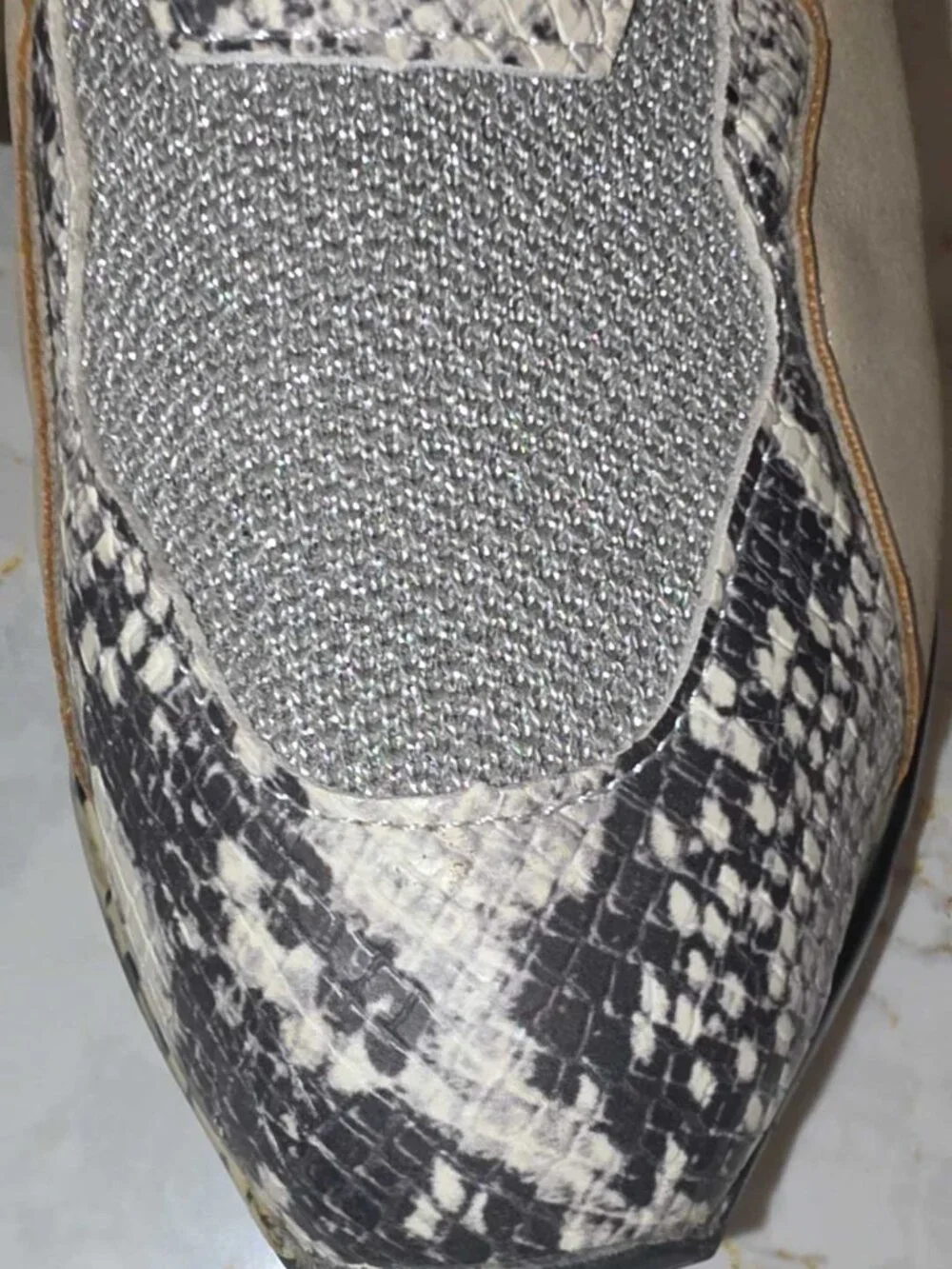 Steve Madden Cliff Sneakers Womens 9M Snakeskin Colorway Chunky Platform Shoes